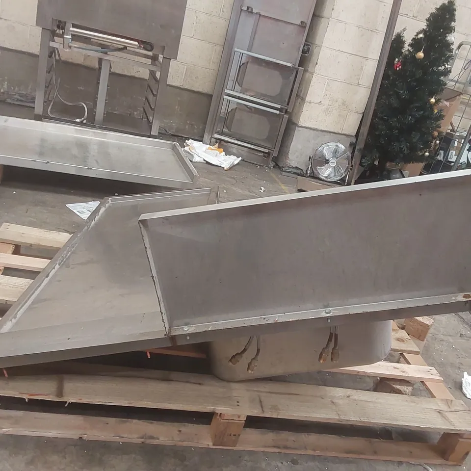 STAINLESS STEEL COMMERCIAL KITCHEN SINK WORKTOP PIECE