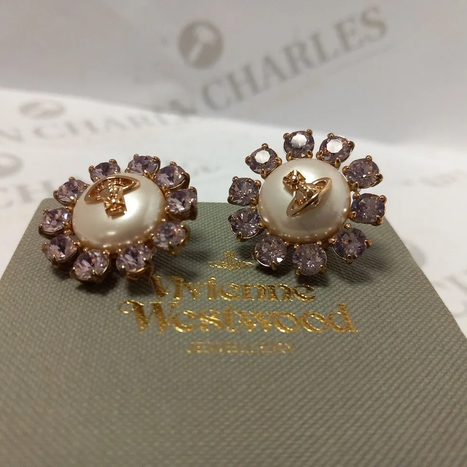 BOXED VIVIENNE WESTWOOD FLOELLA EARRINGS