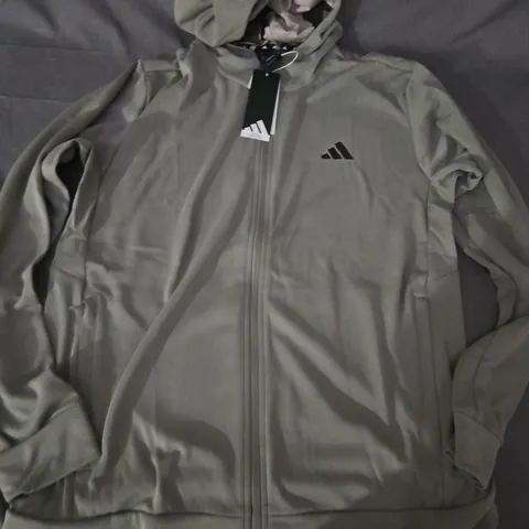 ADIDAS IW8499 CAMOUFLAGE FZ HD ZIP HOODIE β OLIVE, UK M