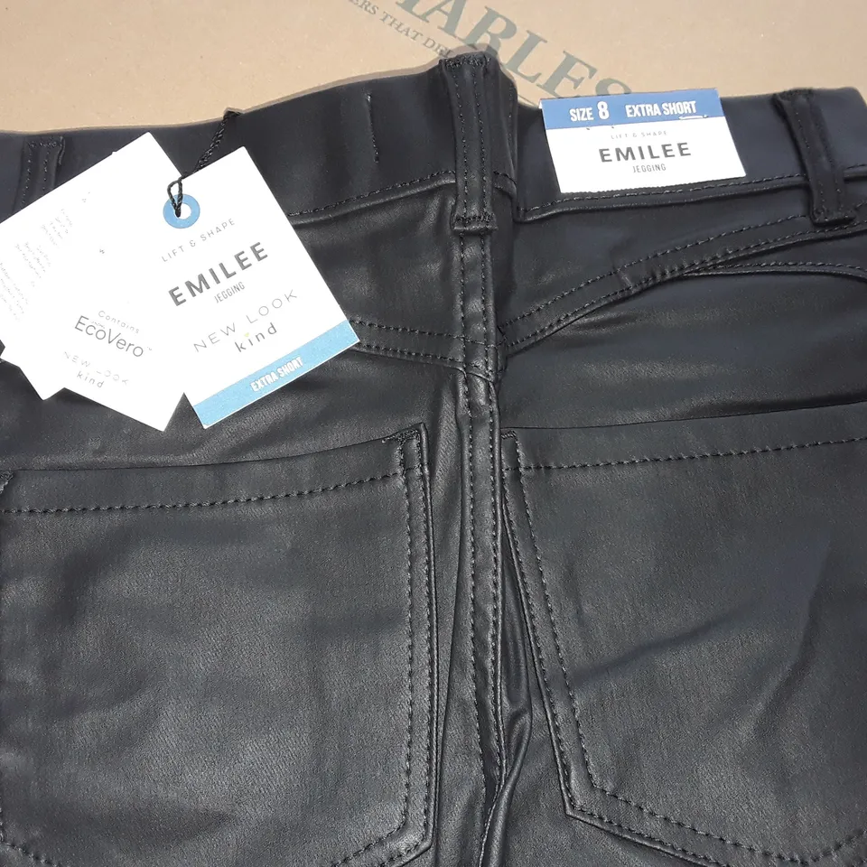 NEW LOOK EMILEE JEGGINGS - SIZE 8 EXTRA SHORT 