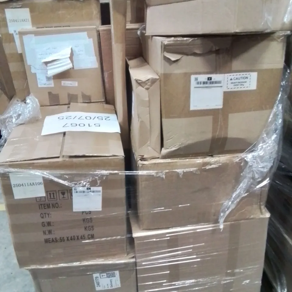 PALLET CONTAINING VARIOUS ASSORTED BOXED HOUSEHOLD/ELECTRONIC/MECHANICAL ITEMS 
