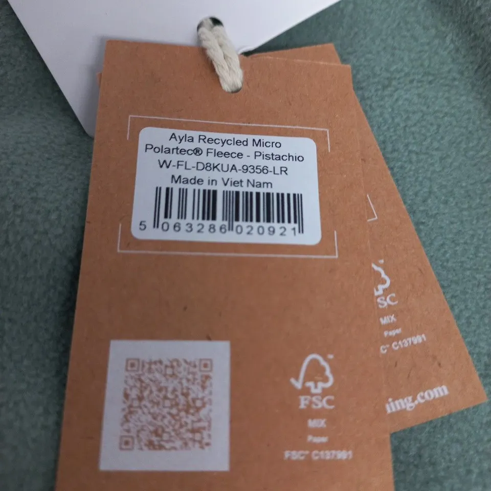 PASSENGER POLARTEC 1/2 ZIP FLEECE IN GREEN - UK L