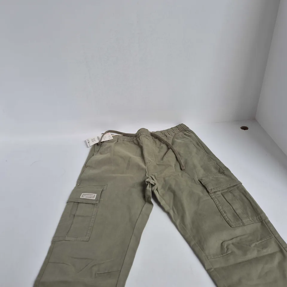 ZARA CARGO JOGGER PANTS – MEN'S, UK 31, OLIVE