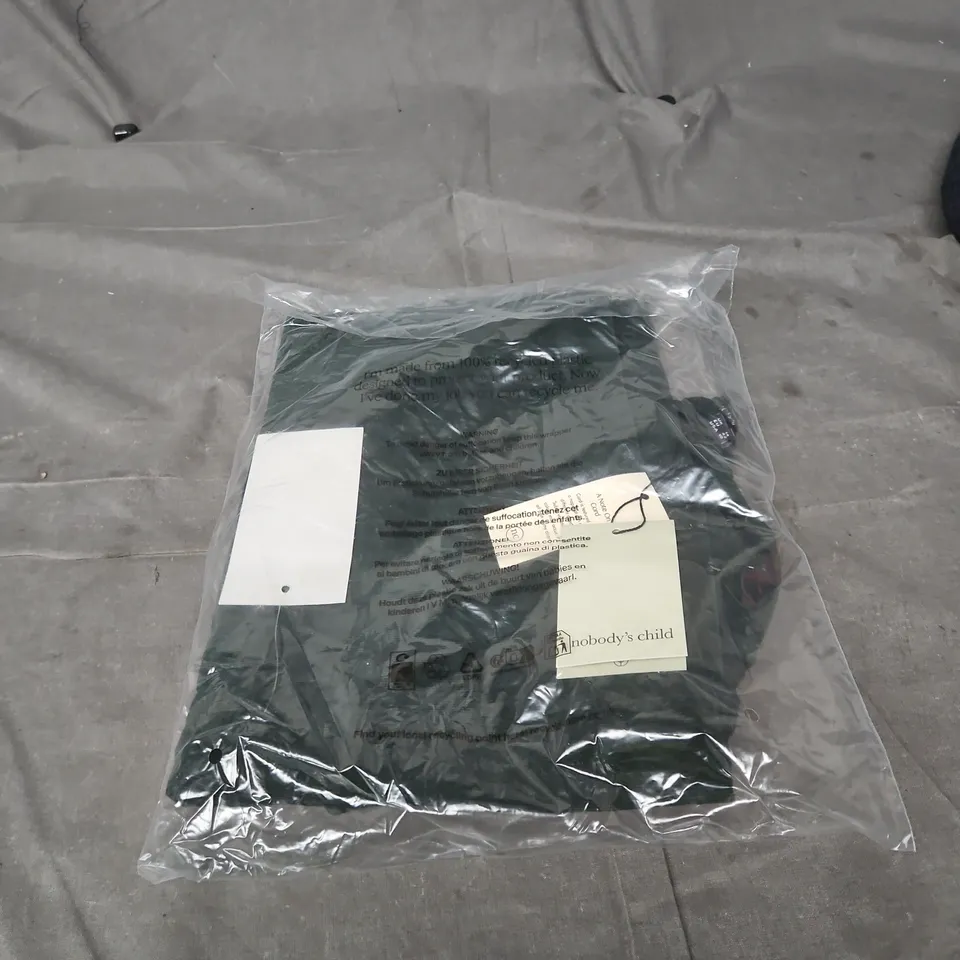 NOBODY'S CHILD NILA PINAFORE MINI DRESS – GREEN, UK 14 (EU 42, US 10)