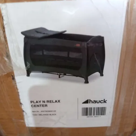 HAUCK PLAY N RELAX CENTRE - MELANGE BLANC BLACK