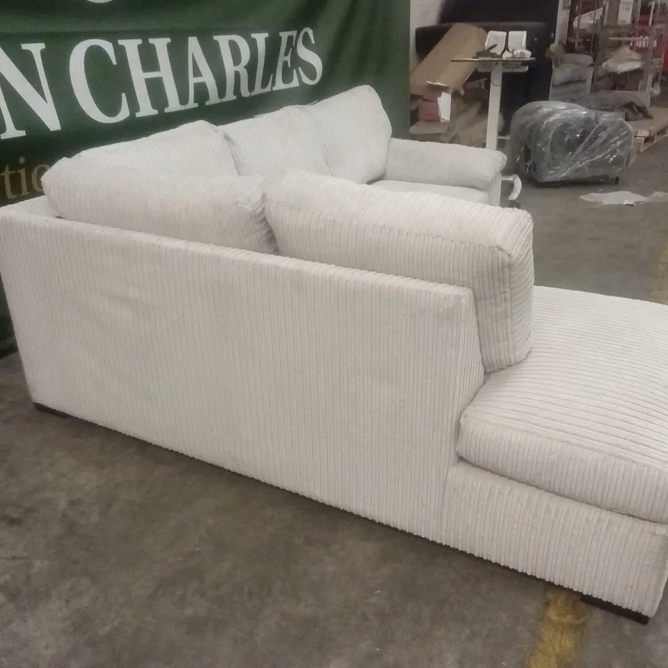 AMALFI STANDARD BACK FABRIC LEFT HAND CORNER CHAISE SOFA RRP £949