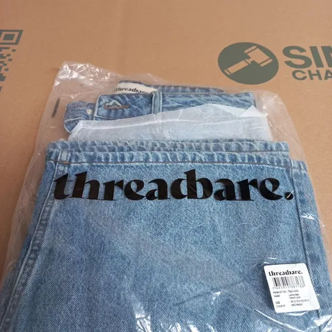 THREADBARE LADIES HELA DENIM JORTS β UK 10 β MID WASH