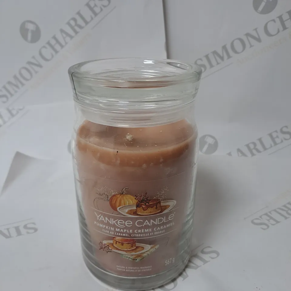 YANKEE CANDLE SIGNATURE LARGE JAR PUMPKIN SPICE