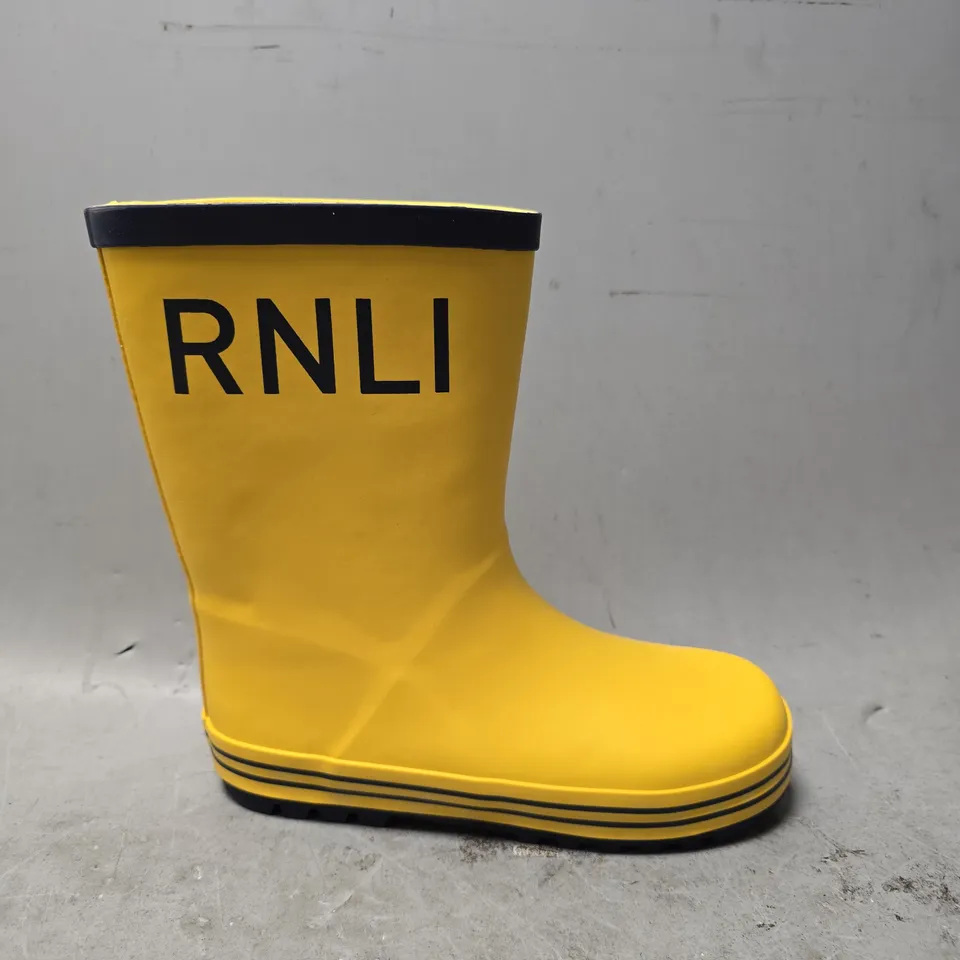 LIFEBOATS RNLI YELLOW WELLIES - SIZE 1 