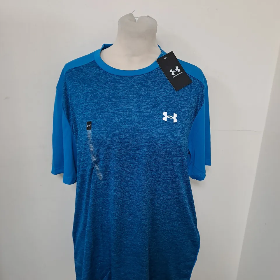UNDER ARMOUR LOGO CASUAL T-SHIRT SIZE M 