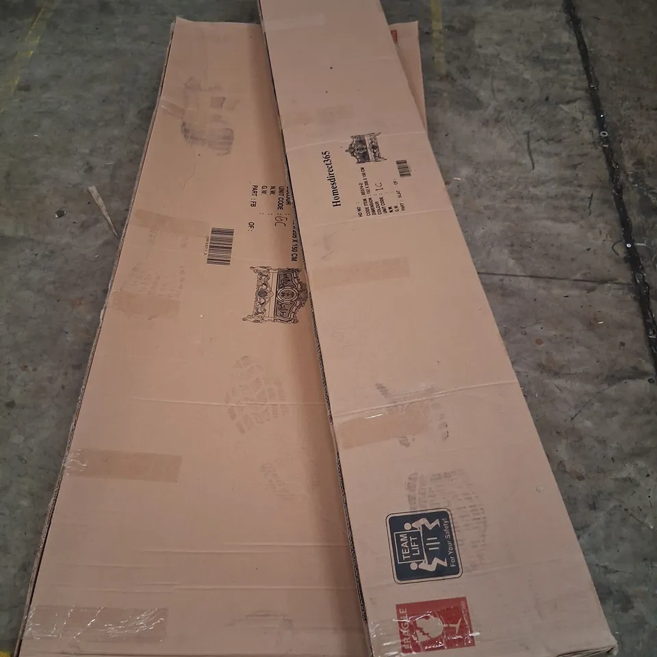 BRAND NEW BOXED HOMESDIRECT 365 DOUBLE BEDFRAME PARTS TO INCLUDE; FOOTBOARD AND SLATS