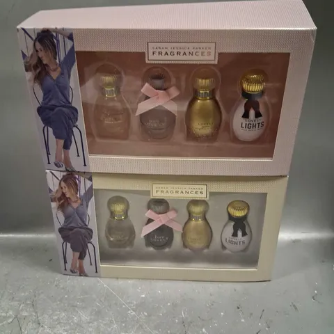 FOUR ASSORTED SARAH JESSICA PARKER FRAGRANCES MINIATURES GIFT SET