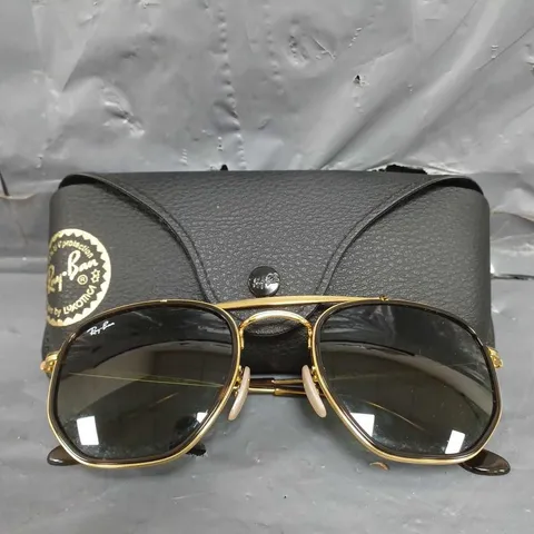 RAYBAN HEXAGONAL FRAME SUNGLASSES