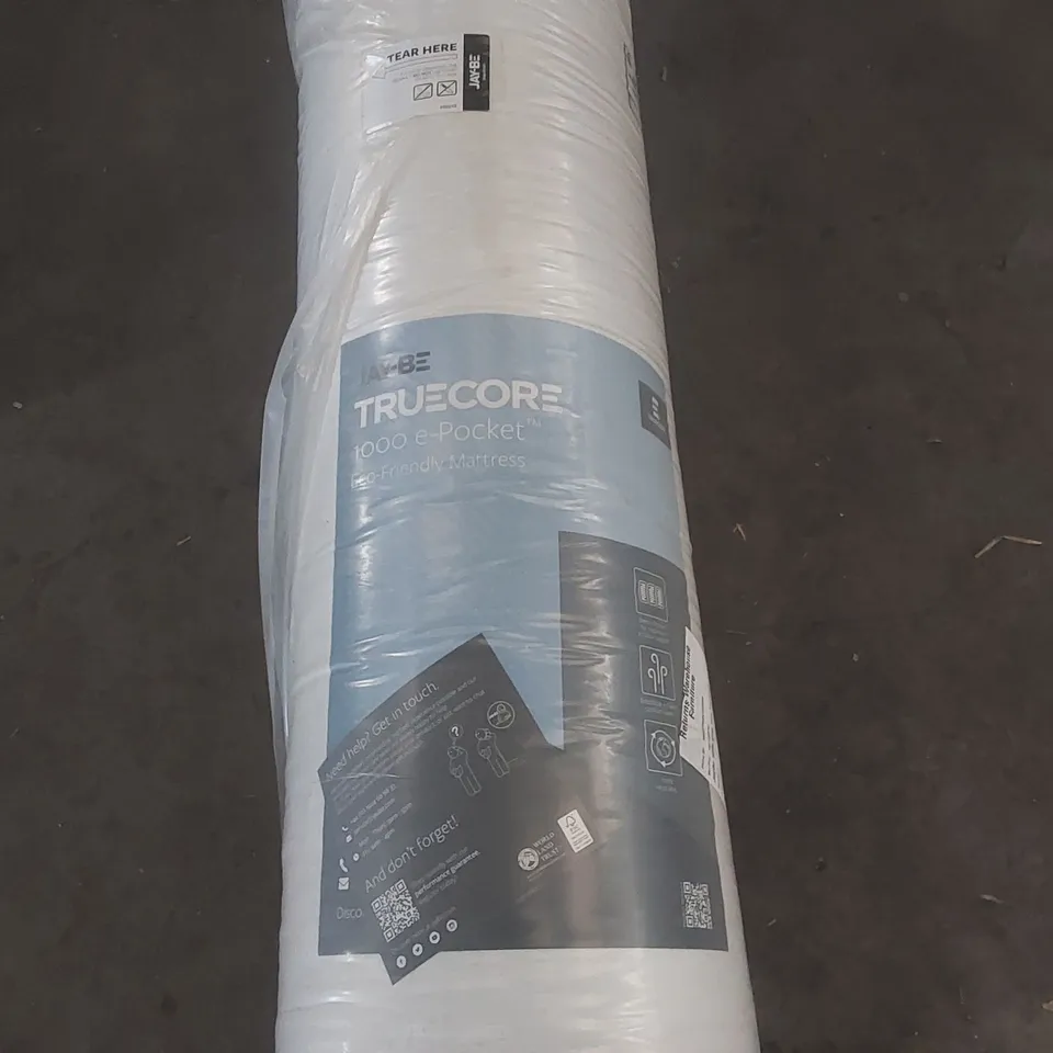 QUALITY BAGGED AND ROLLED JAY-BE TRUECORE 1000 E-POCKET 4'6 DOUBLE MATTRESS