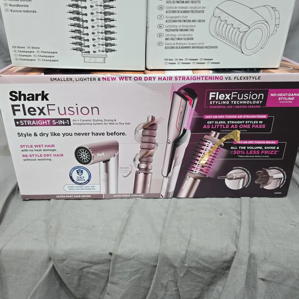 SHARK FLEXSTYLE + FLEXFUSION HAIR STYLING SYSTEM – BOXED SET (3 BOXES)