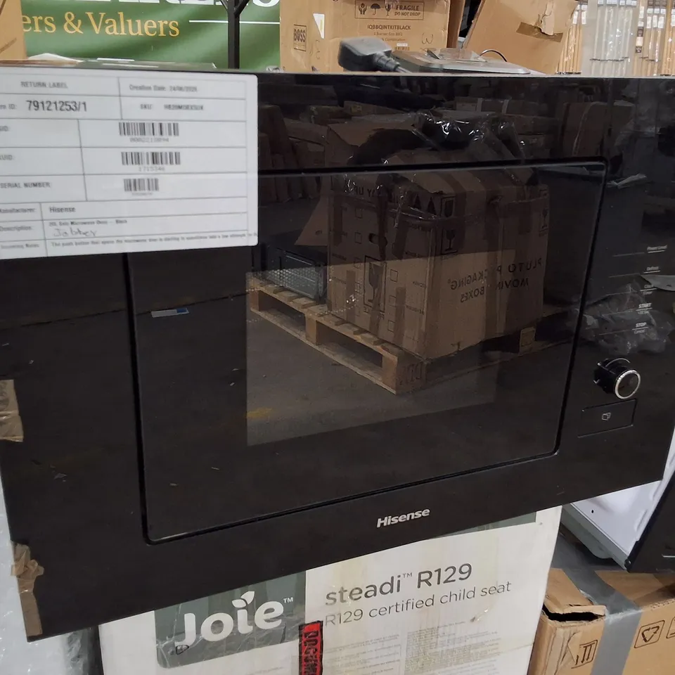 HISENSE HB20MOBX5UK BUILT-IN SOLO MICROWAVE - BLACK