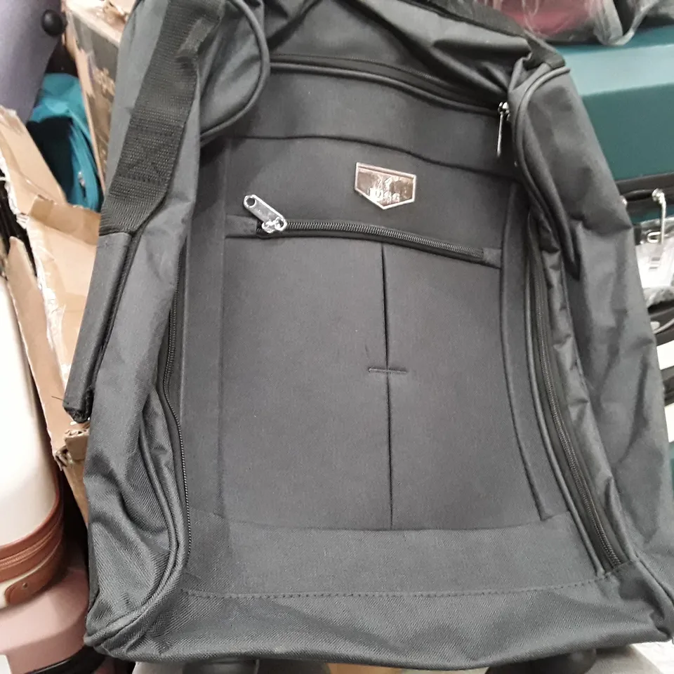 UNBOXED KEPLIN LUGG SMALL SIZE TRAVEL LUGGAGE WITH WHEELS BLACK COLOUR