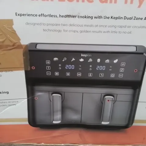 BOXED KEPLIN 9 LITRE DUAL DRAWER AIRFRYER