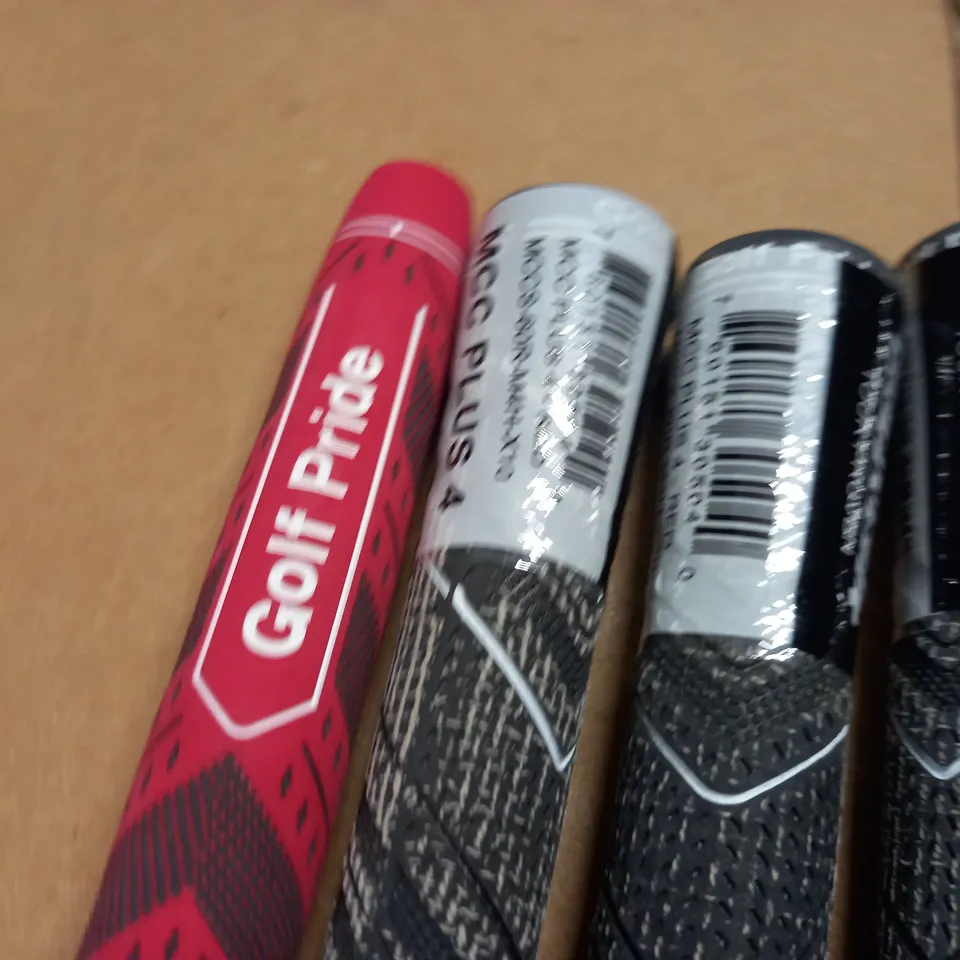 LOT OF 9 GOLF PRIDE MCC PLUS 4 RED GOLF CLUB GRIPS