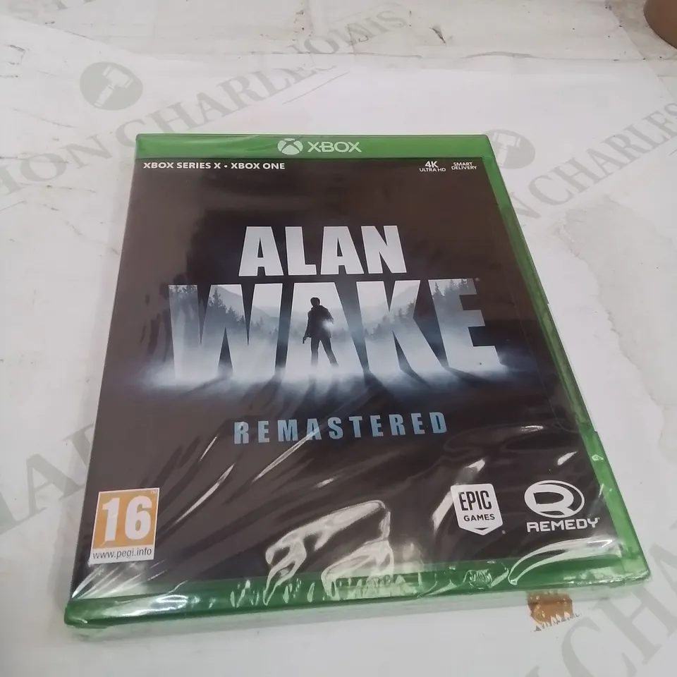 BOXED AND SEALED ALAN WAKE REMASTERED XBOX GAME