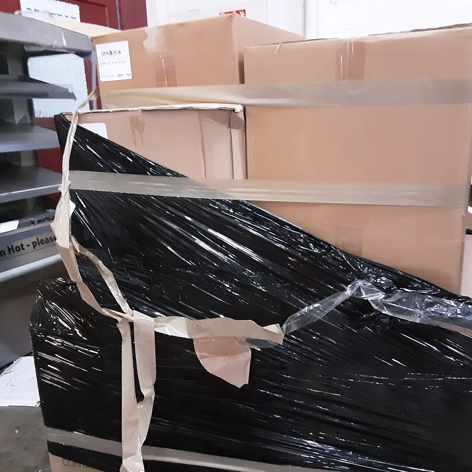 PALLET OF APPROXIMATELY 8 BOXES CONTAINING ASSORTED FISH AND CHIP BOXES AND PLASTIC CUPS