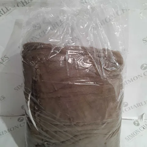 COZEE HOME HEATED BLANKET IN DARK TAUPE