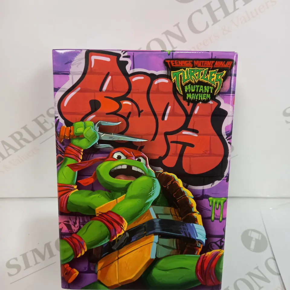 SEALED TEENAGE MUTANT NINJA TURTLES MUTANT MAYHEM COLLECTOR CON RAPHAEL ACTION FIGURE