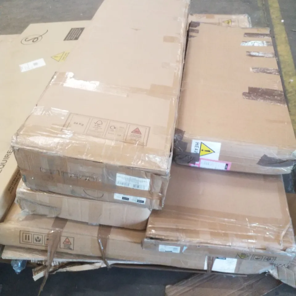 PALLET CONTAINING ASSORTED INCOMPLETE FLATPACK FURNITURE PARTS