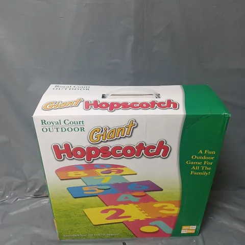 6 BOXED ROYAL COURT OUTDOOR GIANT HOPSCOTCH GAME