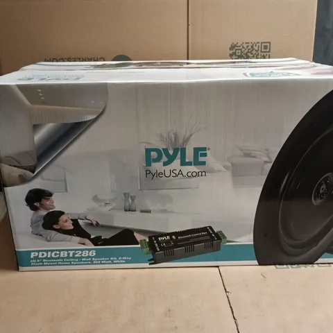 PYLEUSA PDICBT286 2 WAY CEILING/WALL SPEAKERS 8" BLUETOOTH 250WATT WHITE BOXED