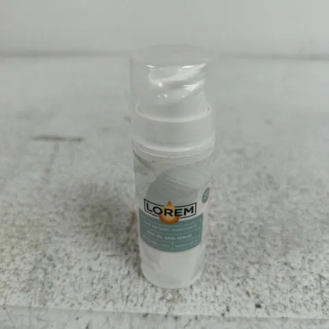 LOREM FACIAL SKIN SERUM – CLEAR PUMP BOTTLE
