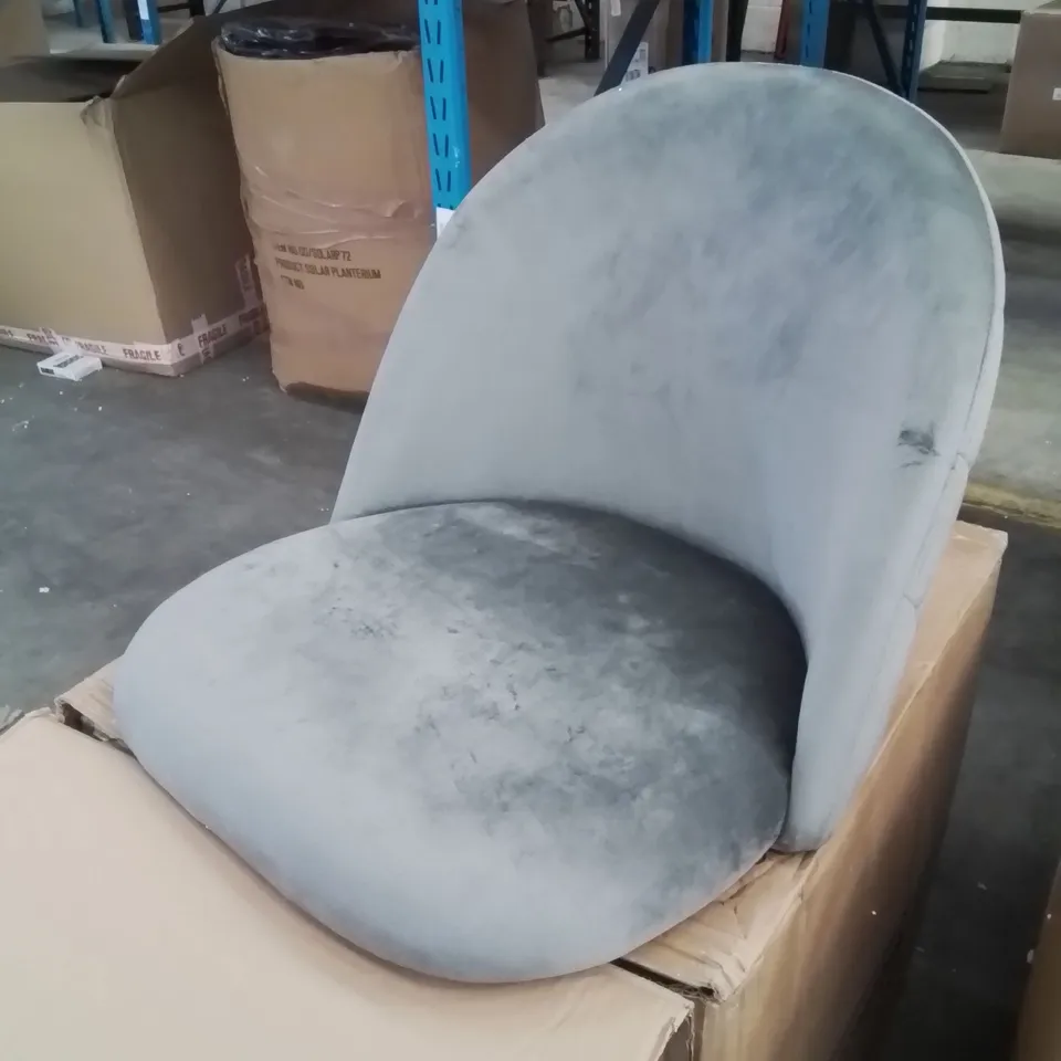 BOXED SHILOH SETOF TWO GREY DINING CHAIRS