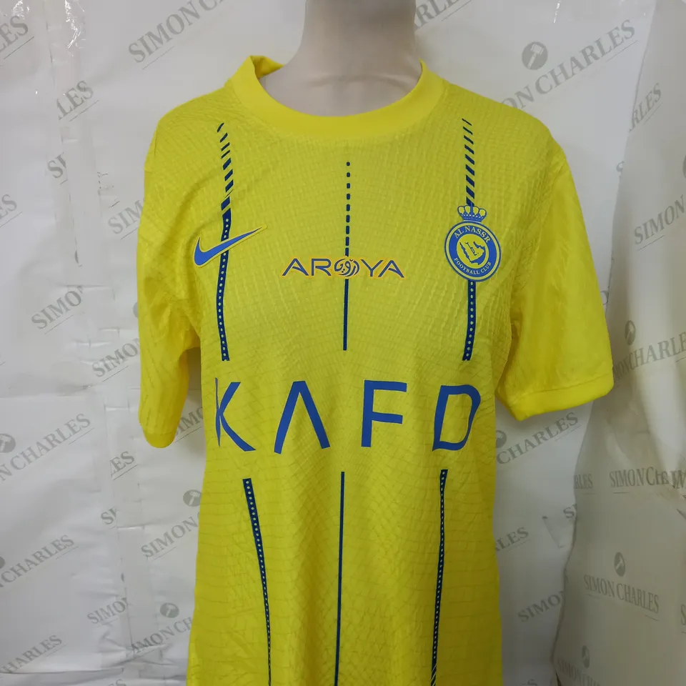 AL NASSR HOME SHIRT WITH RONALDO 7 SIZE M