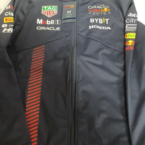 CASTORE RED BULL RACING NAVY ZIP UP JACKET - MEDIUM