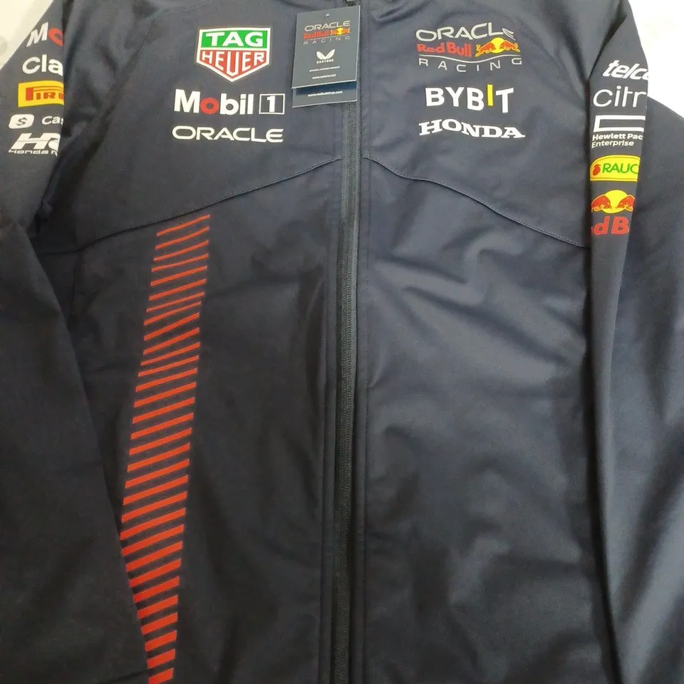 CASTORE RED BULL RACING NAVY ZIP UP JACKET - MEDIUM