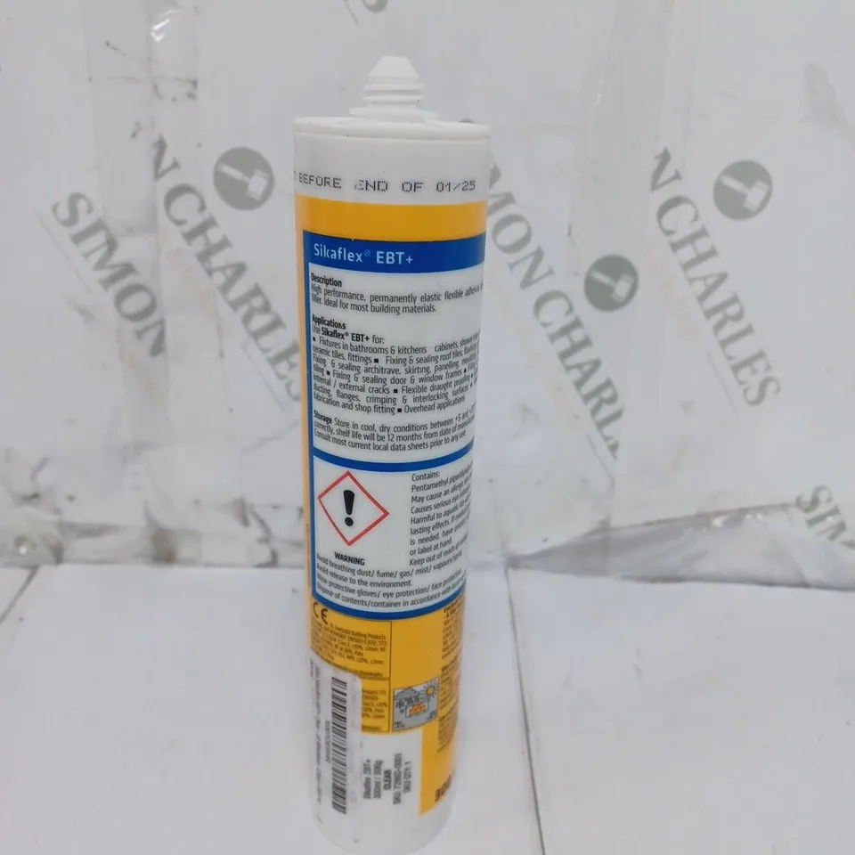 SIKE SILKAFLEX EBT+ CLEAR ADHESIVE, SEALANT AND FILLER 300ML