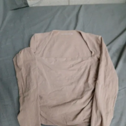 ABERCROMBIE & FITCH BROWN TOP, SIZE M