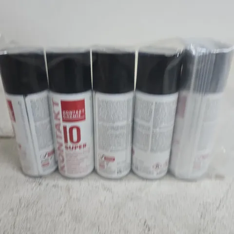 SET OF 5 KONTAKT SUPER 10 SWITCH CLEANING LUBRICANT