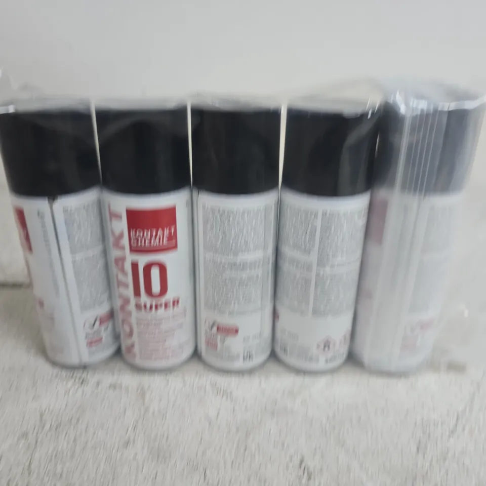 SET OF 5 KONTAKT SUPER 10 SWITCH CLEANING LUBRICANT