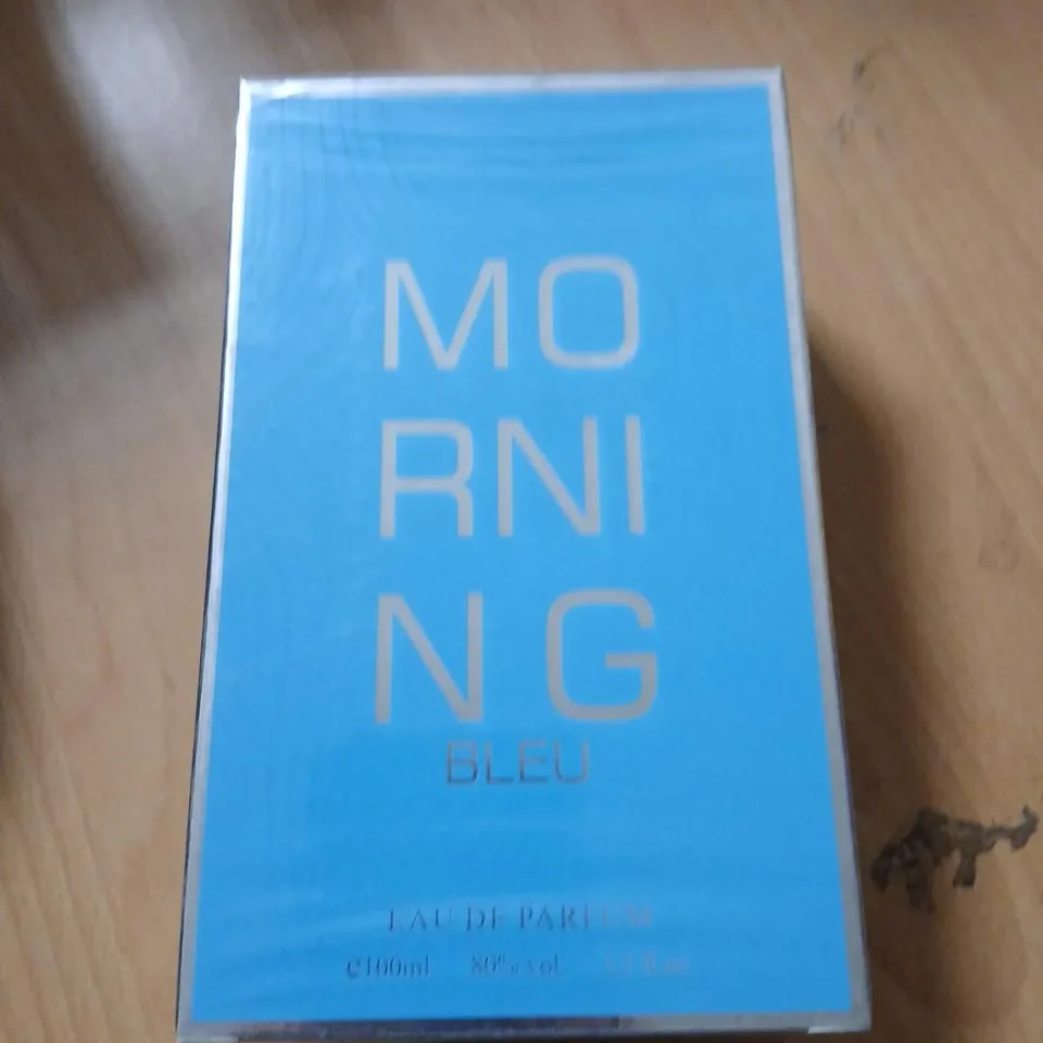 BOXED AND SEALED MORNING BLEU EAU DE PARFUM 100ML