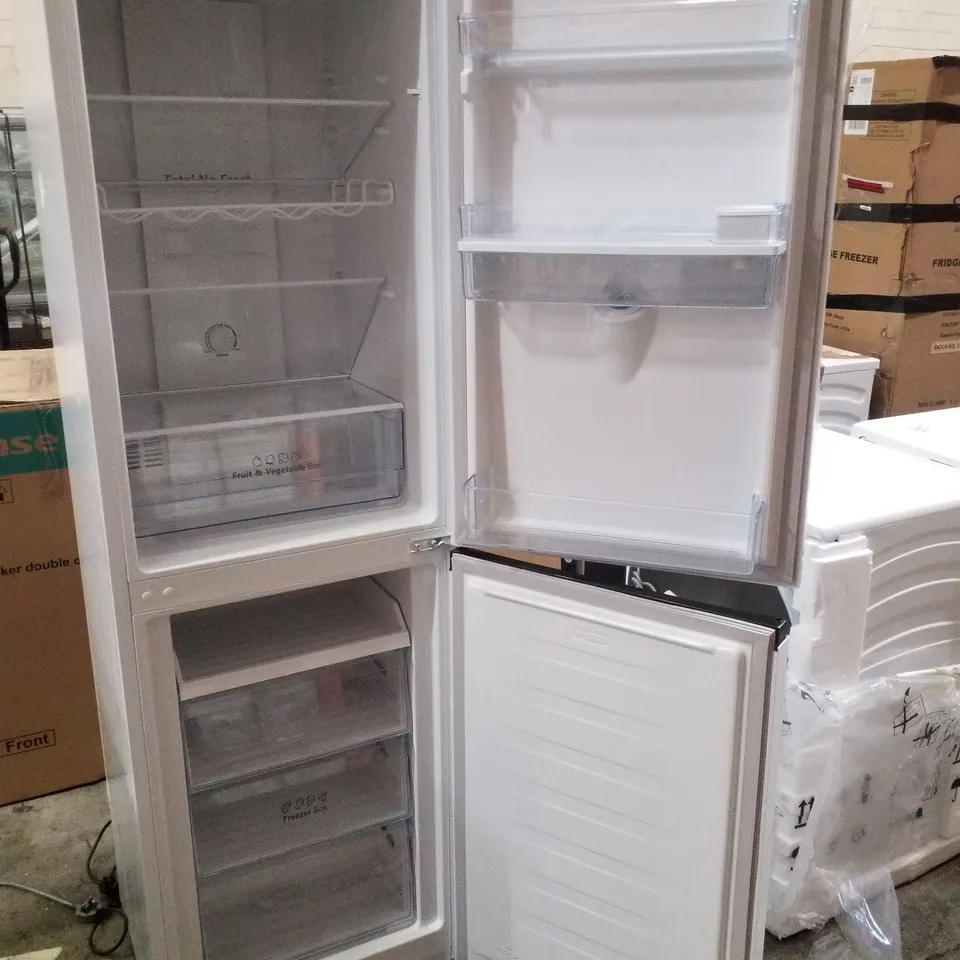 FRIDGEMASTER RB327N4WWE TOTAL NO FROST, FREESTANDING FRIDGE FREEZER - WHITE