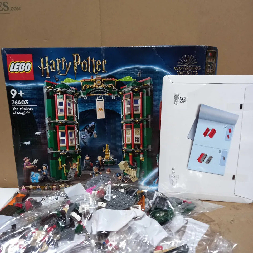 BOXED LEGO HARRY POTTER MINISTRY OF MAGIC (76403 SET) RRP £90
