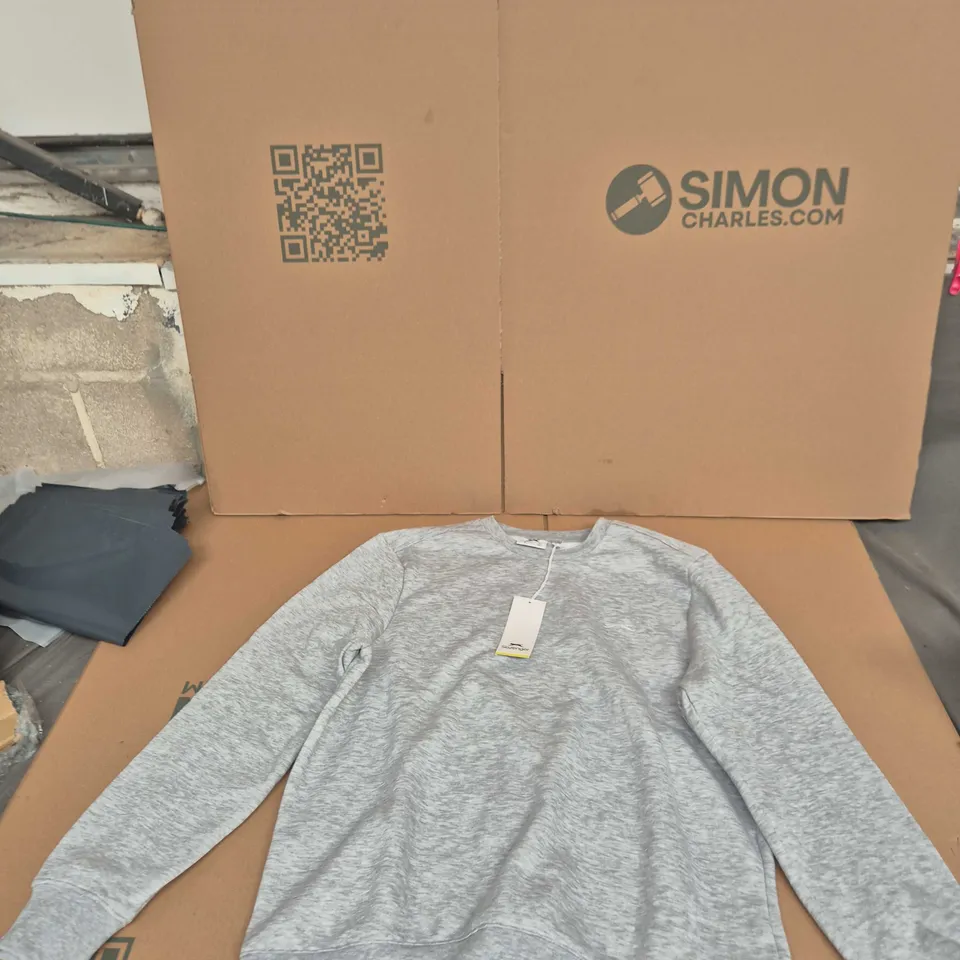 SLAZENGER GREY SWEATSHIRT – UK L (EU/US) / ASIA XL