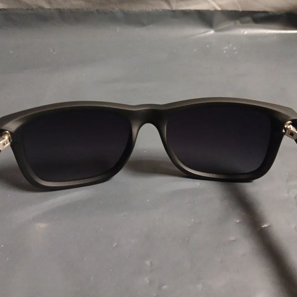 BOXED PAIR OF BLACK FRAMED RAY BAN ICONS GLASSES