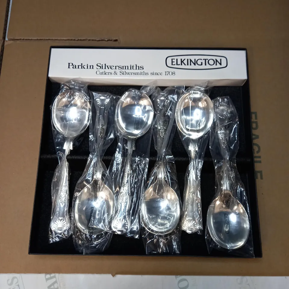 PARKIN SILVERSMITHS ELKINGTON SPOON SET