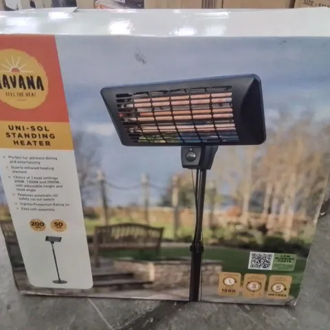 BOXED HAVANA UNI-SOL STANDING HEATER