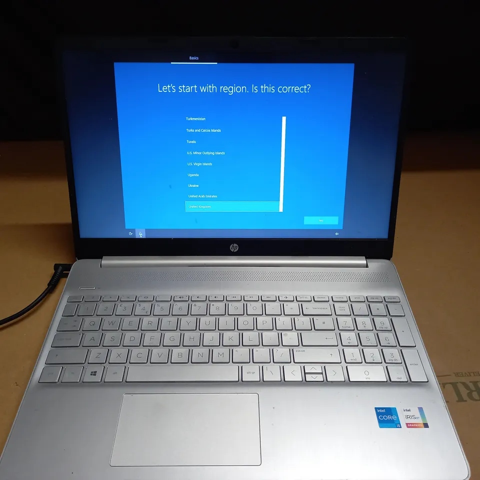 HP INTEL CORE I-5 15S-FQ2016NA LAPTOP IN SILVER