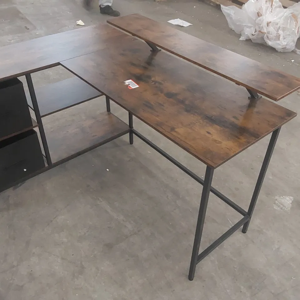 RYSTER L-SHAPED COMPUTER DESK