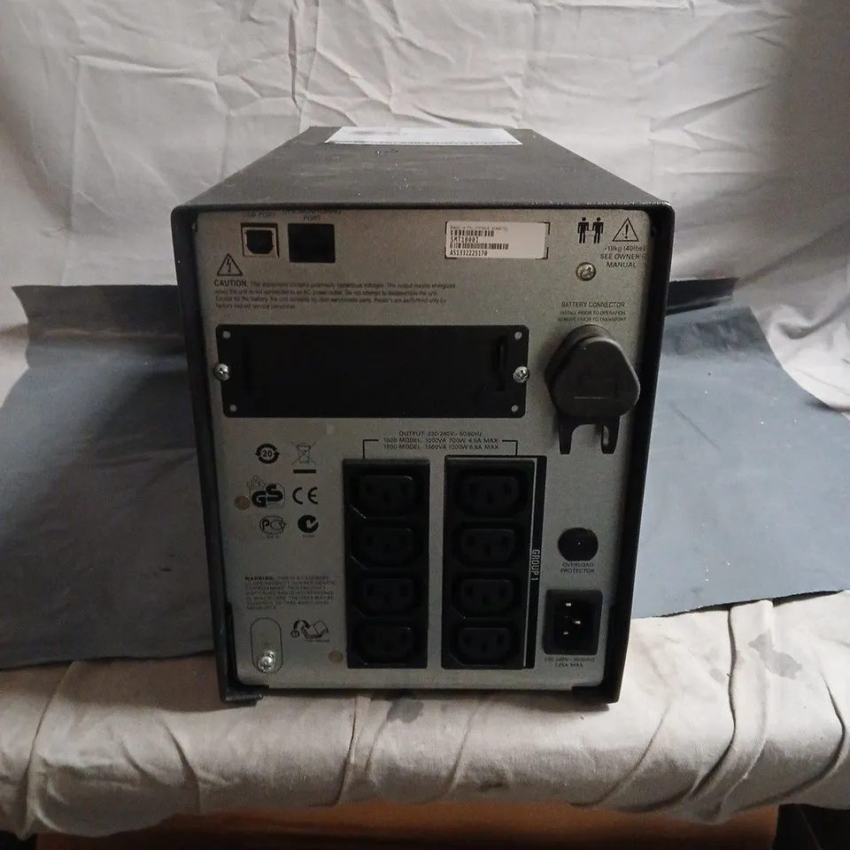 APC SMART-UPS 1000 UNINTERRUPTIBLE POWER SUPPLY