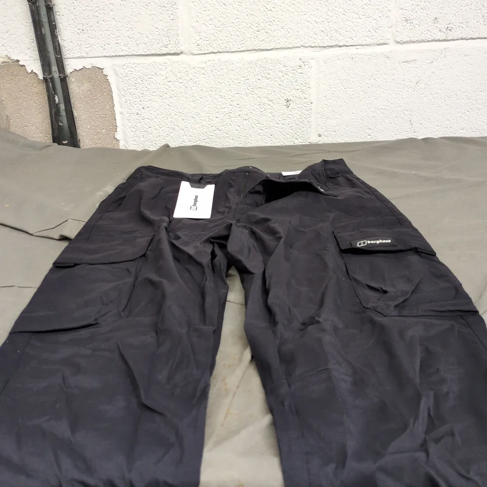 BERGHAUS EVERYDAY CARGO PANT BLACK UK W34 L3 WITH TAGS